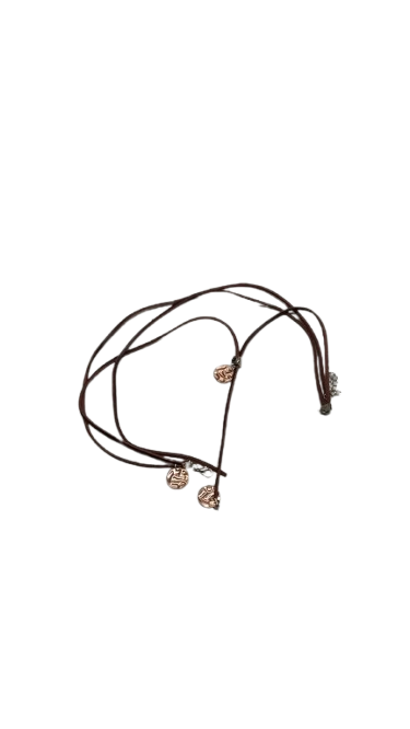 Accessory necklace Brown,