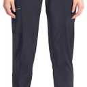 Cherokee Infinity Womens Scrub Jogger Pants, Mid Rise, Moisture Wicking, Wrinkle-Resistant, 360 Stretch, 5 Pockets - CK110A (Gray, S)