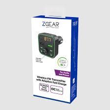 ZGear Wireless FM Transmitter With Adaptive Fast Charge