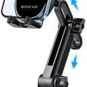 Miracase [Upgraded Version] Cup Phone Holder for Car, Universal Adjustable Long Neck Car Phone Mount Cradle Friendly Compatible with iPhone Samsung Google and All 4.0-7.0 inches Smartphones (Black)