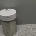 Stainless Steel Humidifier, 4L Ultrasonic Cool Mist Humidifiers with Only 3 Parts Easy to Clean, Top Fill Humidifier with 1-9H Timer, 28dB Whisper-Quiet, Filterless for Bedroom Large Room