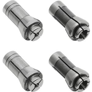 MURTENZE 4pcs Air Die Grinder Collet Set Precision Metal Clamping Adapter for Rotary Tool Quick Replacement for Efficient Grinding Ergonomic Design for Professional Field Use