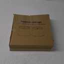 VEVOR Drum Lamp Shade 2 Set, 16 in Top x 16 in Bottom x 12 in High, Large Lampshade with Harp, Replacement Lamp Shade for Table Lamps Floor Lamps Pendant Lights, Easy Assembly Required (Light Linen)