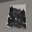 Coogam 60PCS Halloween Bats Decoration, 4 Different Sizes Realistic PVC Black 3D Scary Bat Sticker for Home Decor DIY Wall Decal Bathroom Indoor Hallowmas Party Supplies