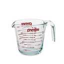 Pyrex Prepware 6001075 Measuring Cup, Red Graphics, Clear