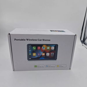 7" Touch Screen Portable Wireless Car Stereo W/ Back-up Cam, Car Play / Android