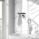 22pcs Thick Marble Peel and Stick Waterproof Wall Panels,Heat-Resistant Backsplash Tile, 23.6"x11.8" PVC Foam Wall Sticker for Kitchen,Living Rooms,TV Walls,White Gray (Not Real Tile 42.6Sq. Ft.), 23.6" x 11.8" x 4MM x 22Pack