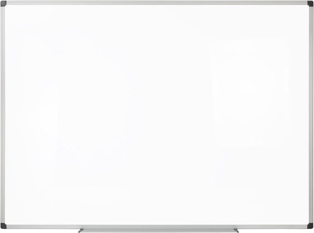 Realspace Magnetic Dry-Erase Whiteboard, 36" x 48", Silver Frame