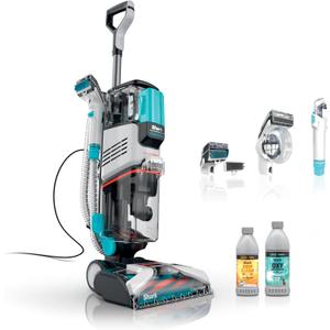 Shark CarpetXpert with StainStriker Upright Carpet, Area Rug & Upholstery Cleaner with Pet Mess Extractor Tool, Perfect for Pets, Carpet Shampooer, 3 Cleaning Tools, Cleaning Solutions, White, EX201