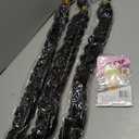 Human Hair Bundles 30 30 30 Inch Natural Color Water Wave Bundles Human Hair Unprocessed 12A Soft Sewn In Hair with Double Weft for Black Women