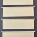 4 inch - Dryer air exhaust vent cover panel replacements UV and weather resistant OEM Upgraded PETG plastic color molded won't scratch, flake or fade. 4 Panels - Made and Assembled in USA (Beige)