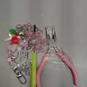 Chunful 12 Pcs Lip Gloss Keychains Bulk Lip Balm Keychains with Exquisite Cute Charm Jewelry for Women Girls Key Purse Decor