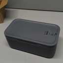 Small Medication Lock Box with Combination Code, Lockable Storage Box for Pills/Snacks/First Aid Kits, Phone/Personal Items, Secure Container for Home/Fridge/Office/Travel (blue)- Reusable