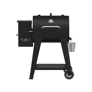 Pit Boss 700 FB2 Series Wood Pellet Grill & Smoker with Flame Broiler and LCD Digital Controller, 747-Sq. In. Cooking Space, 180°F to 500°F Temperature Range, Meat Probe, 21 lb. Pellet Hopper, Black