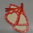 Blulu 6 Pcs Christmas Dog Heart Picture Frame Ornaments Christmas Pet Memorial Picture Frame Ornaments Xmas Tree Decorations Dogs Lovers Xmas Gifts for Holiday Party Decorations Dog Cat Lovers