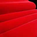 COLOURFUL US Red Self Adhesive Velvet Fabric Sticky Felt Sheets for Art & Crafts, Jewelry Box, Drawer Liners- 2PCS x (17.3 inch x 39.3 inch)