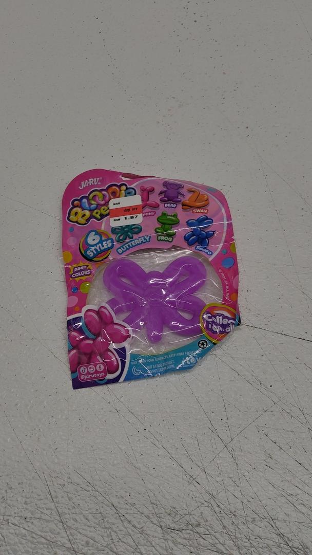 JA-RU Stretchy Balloon Dog Toy (2 Units Assorted) Irresistible Squish Super Stretchy & Twisty Toys for Kids. Animal Squeeze Party Favor. Sensory Stress Relief Fidget Easter Basket Stuffers