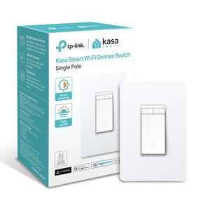 Kasa Matter Smart Dimmer Switch: Voice Control w/Siri, Alexa & Google Assistant | UL Certified | Timer & Schedule | Easy Guided Install | Neutral Wire Required | Single Pole | 2.4GHz Wi-Fi | KS225 (1 Pack)