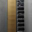 6 inch Metal Landscape Edging 6pcs Steel Edging for Landscaping Non-Flat 40inch Garden Edging Border, Easy to DIY Easy-to-Install Landscape Edging with 6 Stake (6Pcs Black, 6 inch)