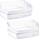 WR71X11044, WR71X11059 Refrigerator Door Bin (Right) 2 PCS, Compatible with ge Refrigerator, Replaces PS6011779, AP5656690, 2691847, EAP6011779 Fridge Door Shelf