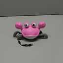 Crawling Crab Baby Girl Toy: Tummy Time Toys for Infant 3 6 9 12 18 24 36 Months, Pink Walking Dancing Sensing Crab for Toddler Age 1 2 3, 1st Music Birthday Gift for Girl, Christmas Stocking Stuffers