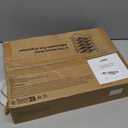 LAMU Pots and Pans Organizer for under Cabinet, 6-Tier Heavy Duty Pan Pot Organizers inside Cabinet Adjustable 14 to 24.57", Pot Rack Kitchen Cabinet Organization and Storage Holds up to 12" Cookware (Negro)