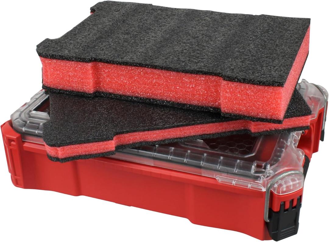 Packout Foam Insert Fits for Milwau-kee 48-22-8435 Foam Packout Insert and Tool Box 2 Piece