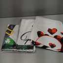 Preboun Set of 12 Holiday Pillow Covers 18 x 18 Inch Valentine's Day St. Patrick's Day Easter Love Heart Clovers Bunny Eggs Cushion Case Home Buffalo Plaid Pillow Case for Happy Home Decor(Cute)