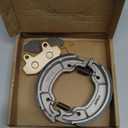 Front Brake Pads Rear Brakes Shoes for Yamaha Dirt TTR230 TT-R 230 2005 2006 2007 2008 2009 2010 2011 2012 2013 2014 2015 2016 2017 2018 2019 2020 FA135 527 MC0227