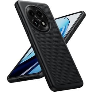 FNTCASE for OnePlus 13 Case: Shockproof Protective for One Plus 13 Case TPU Lightweight Duty Rugged Cell Phone Cover with Non Slip Textured Back | Military Grade Drop Protection Bumper Tough (Black)