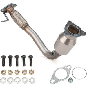 High Flow Front Catalytic Converter Kit Direct-Fit Chevy Equinox GMC Terrain 2010 2011 2012 2013 2014 Captiva Sport 2012 2013 2014 2015 2.4L