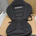 WOOWAVE Kayak Seat Padded Deluxe Paddleboard Seats Adjustable Boat Seat Cushioned Fishing Seat High Back Comfortable Backrest Support for Universal Sit, Thickened Cushion
