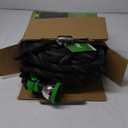 Garden Hose 100 ft, NON-EXPANDABLE Ultra Lightweight & Flexible Water Hose With 10-Pattern Spray Nozzle, Kink-Resistant, Leak-Proof, 3750D High-Density Fabric & Shut-Off Valve, Hose Straps