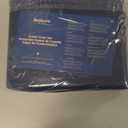 Bedsure 100% Washed Cotton Duvet Cover Oversized King Size - Navy Minimalist Bedding Set Linen Like - PureWoven Plain Simple & Soft Comforter Cover for All Seasons (Navy, Oversized King, 120"x98")