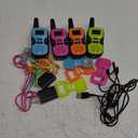 Walkie Talkies for Kids - Rechargeable 4 Pack: Walky Talky for Kids with Charger Battery - Walkie-Talkies Long Range Outdoor, Hiking, Camping Toys for 3-12 Year Old Girls Boys (Green Orange Blue Red)