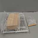 DreamGenius Jewelry Organizer Stand with 2 Velvet Ring Holder Drawers, 5 Tier Jewelry Holder Organizer With 11 Hooks for Necklaces and 145 Holes for Earrings, White (Large)