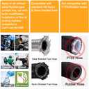 6AN 90 Degree Swivel Hose End Fitting Aluminum Seal AN Hose End Fitting for Braided Fuel Line