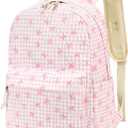 CAMTOP Preschool Backpack for Kids Girls Small Backpack Purse Kindergarten School Bookbags for Toddler Travel (Pink White Bow)