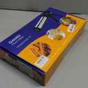 Churro Maker Machine Stailness Steel Churrro Dispenser Kit with 4 Discs for Hollow Churro,5 Cookies Discs, 6 Icing Piping Nozzle, Piping Bag, 2 Clean Brushes for Cake Dessert DIY Maker Cookie Press