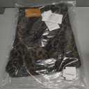 Y2K Leopard Jeans for Women - Baggy Unisex Cheetah Print Straight Leg Denim with Pockets, Casual Streetwear (Brown, M)