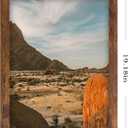 Picture Frames 14x18 Brown Poster Frames without Mat for Wall Vertical or Horizontal Decor