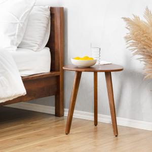 Madeleine Home Armstrong End Table Walnut 18 x 16 Walnut Finish