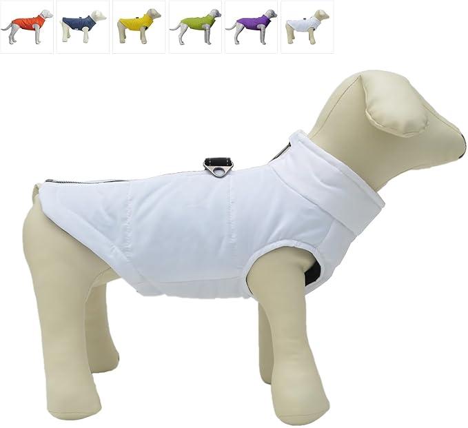 Lovelonglong Dog Winter Vest White Size XXXL