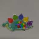 Valentine Day Gift for Toddler Boys Dinosaur Color Sorting Sensory Toy Roadtrip Travel Essenstial Dementia Fine Motor Autism Fidget Preschool Classroom Activities for Kid Easter Basket Stuffer (1 Pc)