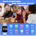 Kids Digital Watches for Boys Girls, Sports Watch with Fitness Tracker, Pedometer, Alarm Clocks, Stopwatch, No App Needed Waterproof Kids Watch, Gift for Teens Student Girls Boys Ages 5-14