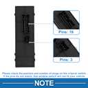 Power Window Switch No.254014RA0A Window Control Switch for Nissan Maxima 3.5L V6 2016-2023 Black