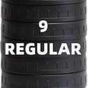 Jumterlee 9 Pack Black Regular Mouth Mason Jar Lids with Silicone Rings, Plastic Mason Jar Lids,Plastic Canning Lids, Fit Ball,Kerr and More (black)