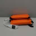 Propane Tank Heater Blanket Gas LP Cylinder Tank Heater with Thermostat Temperature Controller Adjustment 41-122 F,Propane Tank Warmer Blanket for 5-40LB Gas Tanks (Orange)