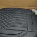 AOMSAZTO Seat Covers Fit for Ford F150 2009-2024 2025 - F250/F350/F450 2017-2024 2025 Full Set Faux Leather Waterproof Truck Car Seat Covers (5 Seats, Black)