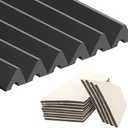 Scott Edward Billiards K66 Rubber Bumpers Pool Table Rail Cushions (Set of 6) Bumpers Replacement Bumpers Accessories- 7/8/9 Feet and Billiard Pool Table Cushion Facings Set of 12-3mm/0.12in (42", Black)